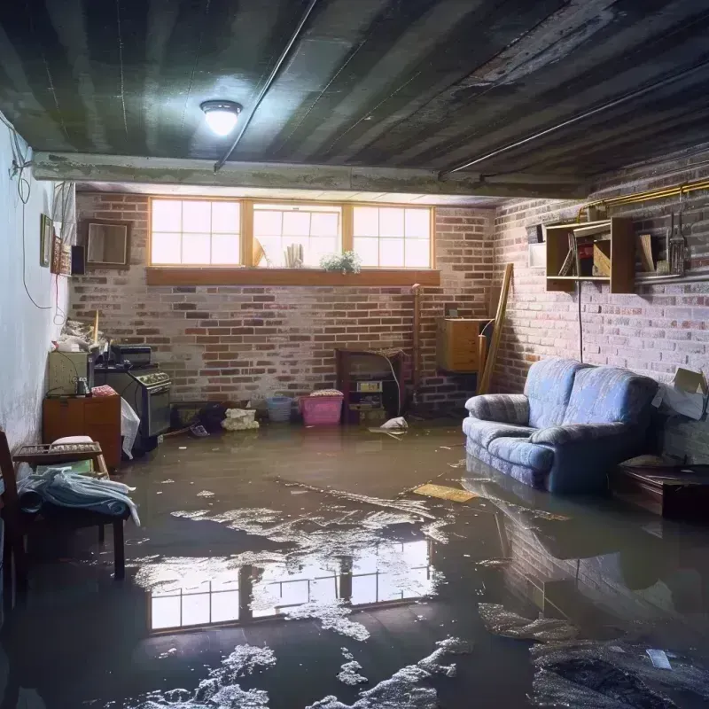 Flooded Basement Cleanup in New London, WI